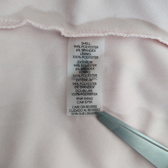 Calvin Klein Plus Womens Ruffle sleeve V-neck Sheath Dress Size 14 - Picture 10 of 10